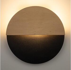 Applique a LED LUNA LED/7W/230V diametro 26 cm nero/beige