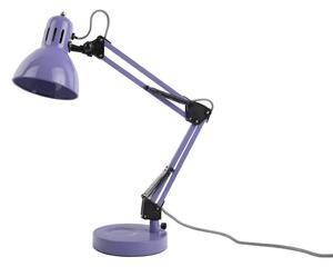 Lampada da tavolo viola con paralume in metallo (altezza 52 cm) Funky Hobby - Leitmotiv