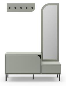 Set mobili da ingresso verde-grigio Bea - Marckeric