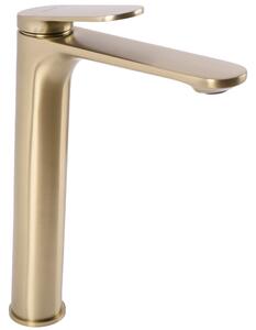 Rubinetto da lavabo Rea Marco Brush Gold high