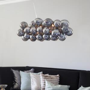 ByRydens 4200880-4505 - Lampadario a sospensione con filo GROSS BAR 8xG9/5W/230V fumé/nero