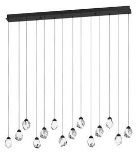 Eglo 390358 - Lampadario a sospensione con filo LED dimmerabile SINDICAT 14xLED/3W/230V nero/limpido