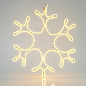Fiocco Di Neve LED Neon Flex, 58x56cm, IP44 Colore Bianco Caldo 2700 - 3000 °K