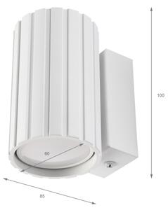 Brilagi - Lampada da parete CRISPINA 1xGU10/10W/230V 10 cm bianca