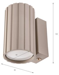 Brilagi - Applique da parete CRISPINA 1xGU10/10W/230V 10 cm beige