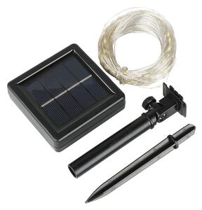 Solight WL919 - Catena luminosa decorativa solare a LED, 3,7 V, 800 mAh, 22 m