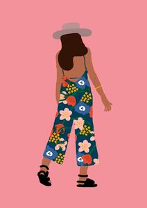 Illustrazione Summer Girl, Rafaela Mascaro