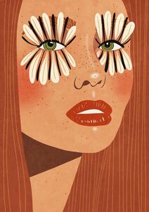 Illustrazione Flower Eyes, Raissa Oltmanns