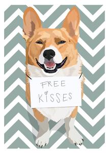 Illustrazione Free Kisses, ByKammille