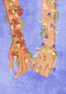 Illustrazione Holding hands, Raissa Oltmanns