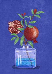 Illustrazione Pomegranate in Vase, Raissa Oltmanns