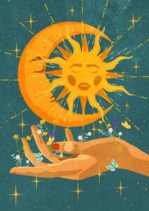 Illustrazione Sun and moon in my hand, Raissa Oltmanns