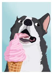 Illustrazione Icecream Stealer, ByKammille