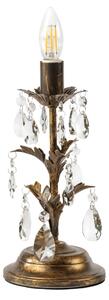 ONLI - Lampada da tavolo TERESA 1xE14/6W/230V bronzo