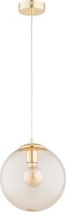 Lampadario a sospensione con filo LEILA 1xE27/15W/230V oro