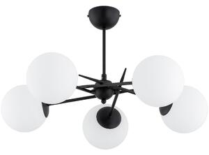 Lampadario a plafone PRIMERY 5xE14/10W/230V nero
