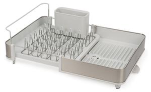 Scolapiatti in metallo argentato Extend - Joseph Joseph