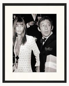 Fotografia incorniciata Serge Gainsbourg & Jane Birkin