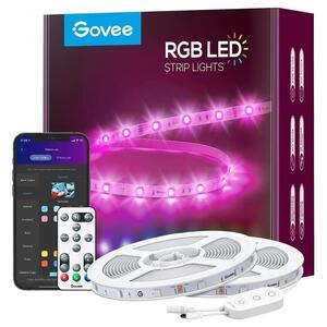 Govee - Wi-Fi RGB Smart Striscia LED 15m + telecomando