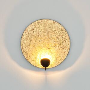 Holländer Applique a LED Traversa, oro lucido, Ø 35 cm