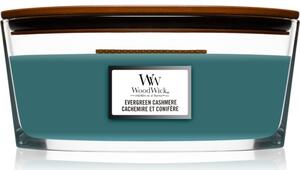 Woodwick Evergreen Cashmere candela profumata con stoppino in legno (hearthwick) 453,6 g