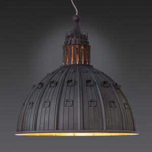 Seletti Lampada a sospensione dal design moderno in resina Cupolone Resina Grigio E27 100W 1 Lampadina Sospensioni di Design,Sospensioni Moderne Sospensioni Camera da Letto,Sospensioni per Cucina,Sospensioni per Soggiorno