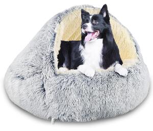 Omgoods - Cuccia per cani con tettuccio e supporti, lavabile, adatta a cani di piccola e media taglia