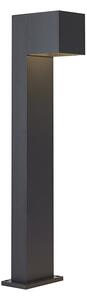 Lampada da esterno nera 65 cm con LED IP64, luce soffusa e solare - Charlene