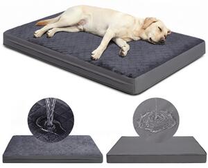 Omgoods - Cuccia ortopedica impermeabile per cani, lavabile e reversibile