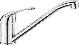 Miscelatore monocomando per lavello, a bassa pressione, cromato, modello FAB52