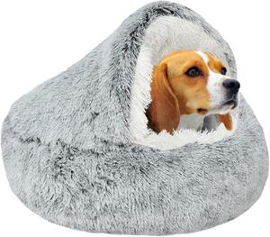 Omgoods - Cuccia a forma di ciambella, ideale per cani di piccola e media taglia, che favorisce il relax