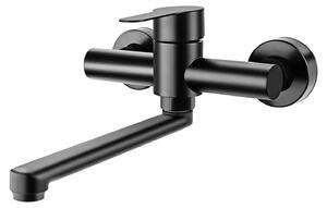 Solidchoice - Rubinetto da cucina con montaggio a parete e braccio girevole a 360°