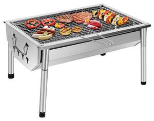 Omgoods - Griglia portatile per barbecue - Piccola griglia a carbone per uso esterno