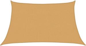 Vela Parasole 160 g/m² Trapezio Grigio Chiaro 3/4x2 m in HDPE