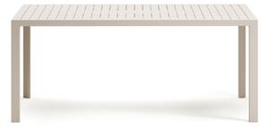 Tavolo da esterno Culip in alluminio finitura bianca 180 x 90 cm