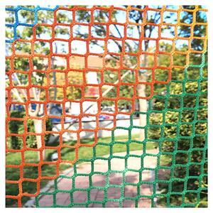 Omgoods - Rete di sicurezza per parchi giochi, adatta a bambini e animali domestici - 1x6 metri, color arcobaleno