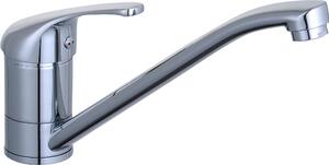 Miscelatore per lavello GRANDE VITA CLASSIC, miscelatore per cucina; miscelatore monocomando; gamma girevole a 360°, cromo