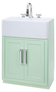 Little Tikes Sweet Spaces, lavello modulare per cucine giocattolo – lavello giocattolo verde menta con rubinetto funzionante e mobiletto contenitore, giochi d'acqua per bambini dai 3 anni in su – dimensioni degli elettrodomestici da cucina