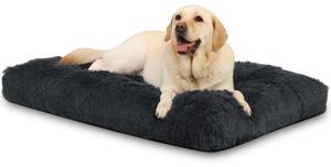 Omgoods - Cuccia lavabile per cani di grossa taglia - Morbida, 111 x 81 cm, Grigio scuro