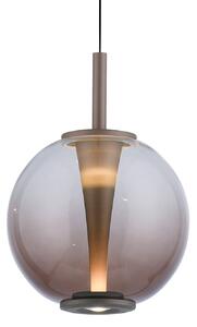 Lampada a sospensione PURE, Infinity, dimmerabile, Bronzo / Ottone anticato, Soggiorno, Vetro
