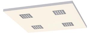 Plafoniera PURE, Neo, dimmerabile, Bianco, Soggiorno, Metallo, Moderno
