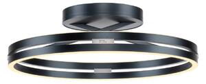 Plafoniera PURE, PURE Loop, dimmerabile, Grigio, Soggiorno, Alluminio, Moderno