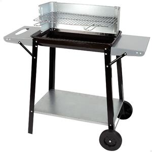 Omgoods - Barbecue a carbone attivo con controllo della temperatura - 90 x 32 x 85 cm