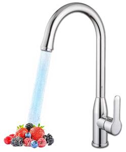 Solidchoice - Rubinetto da cucina con una leva e rotazione a 360°, elegante e resistente