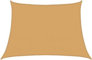 Vela Parasole 160 g/m² Trapezio Grigio Chiaro 4/5x3 m in HDPE