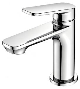 Omgoods - Rubinetto per lavabo - Miscelatore monocomando in ottone - Risparmio idrico - Cromato