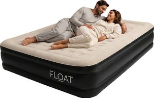 Letto gonfiabile matrimoniale con pompa integrata - 198x152x38 cm - Materasso gonfiabile matrimoniale autogonfiante - Letto per ospiti matrimoniale - FLOAT NimbusRest