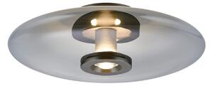 Plafoniera PURE, Vitrum, dimmerabile, Grigio, Soggiorno, Vetro, Moderno