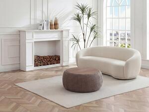 Tavolino con contenitore in tessuto bouclette e MDF Talpa - - SORIELI