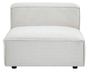 Poltrona in velluto a coste beige - RUZOLO
